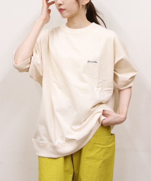 GYMPHLEX（ジムフレックス）の「Gymphlex/ジムフレックス　クルーネックプルオーバー　CREW NECK PULLOVER　GY-0487 HKT（メンズ）（Tシャツ/カットソー・メンズ・ダークネイビー/ナチュラル/トップグレー/サックスブルー/ホワイト・L/M）」の17枚目の写真