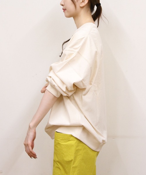 GYMPHLEX（ジムフレックス）の「Gymphlex/ジムフレックス　クルーネックプルオーバー　CREW NECK PULLOVER　GY-0487 HKT（メンズ）（Tシャツ/カットソー・メンズ・ダークネイビー/ナチュラル/トップグレー/サックスブルー/ホワイト・L/M）」の18枚目の写真