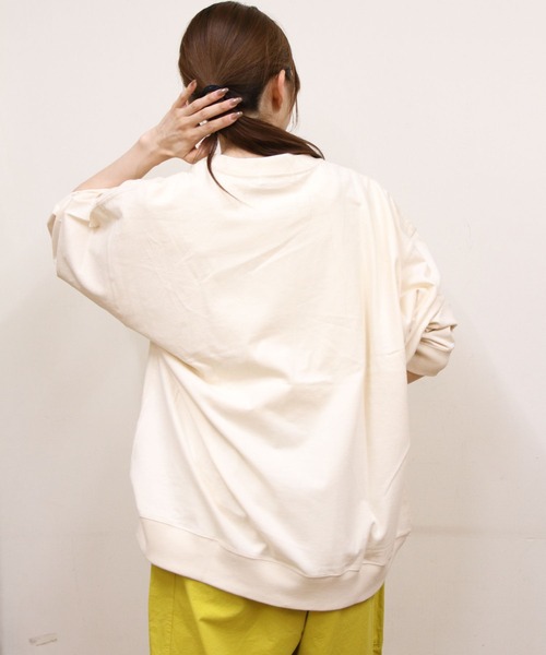 GYMPHLEX（ジムフレックス）の「Gymphlex/ジムフレックス　クルーネックプルオーバー　CREW NECK PULLOVER　GY-0487 HKT（メンズ）（Tシャツ/カットソー・メンズ・ダークネイビー/ナチュラル/トップグレー/サックスブルー/ホワイト・L/M）」の6枚目の写真