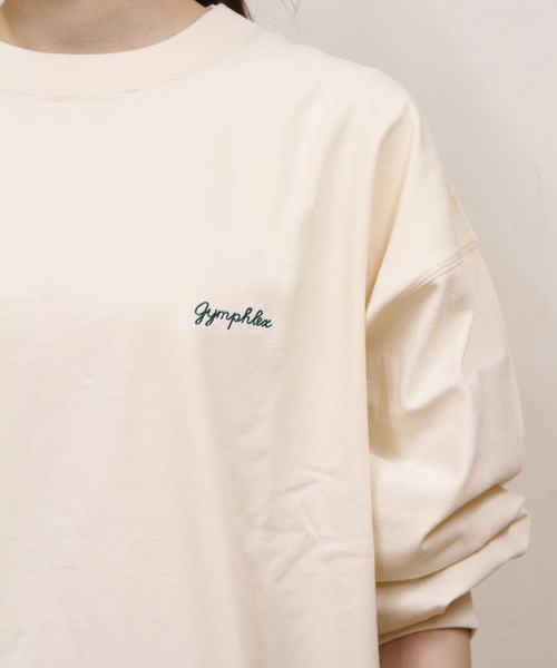 GYMPHLEX（ジムフレックス）の「Gymphlex/ジムフレックス　クルーネックプルオーバー　CREW NECK PULLOVER　GY-0487 HKT（メンズ）（Tシャツ/カットソー・メンズ・ダークネイビー/ナチュラル/トップグレー/サックスブルー/ホワイト・L/M）」の7枚目の写真