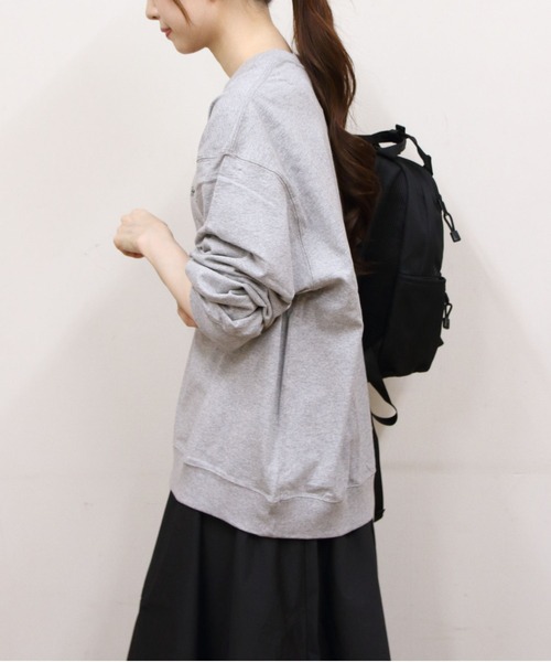 GYMPHLEX（ジムフレックス）の「Gymphlex/ジムフレックス　クルーネックプルオーバー　CREW NECK PULLOVER　GY-0487 HKT（メンズ）（Tシャツ/カットソー・メンズ・ダークネイビー/ナチュラル/トップグレー/サックスブルー/ホワイト・L/M）」の13枚目の写真