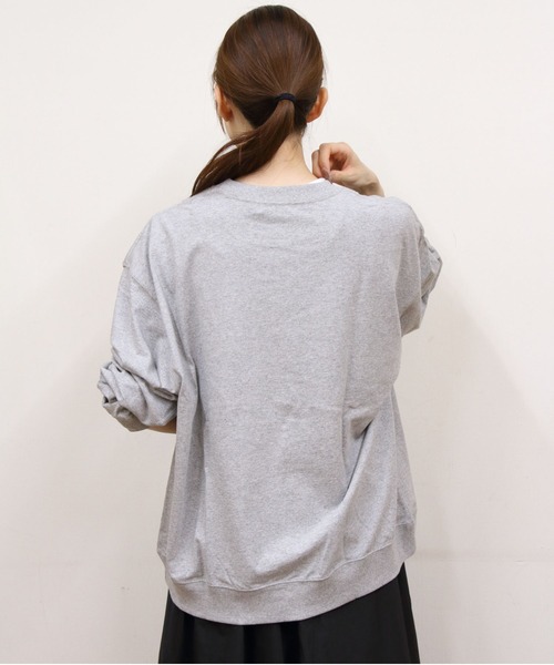 GYMPHLEX（ジムフレックス）の「Gymphlex/ジムフレックス　クルーネックプルオーバー　CREW NECK PULLOVER　GY-0487 HKT（メンズ）（Tシャツ/カットソー・メンズ・ダークネイビー/ナチュラル/トップグレー/サックスブルー/ホワイト・L/M）」の14枚目の写真