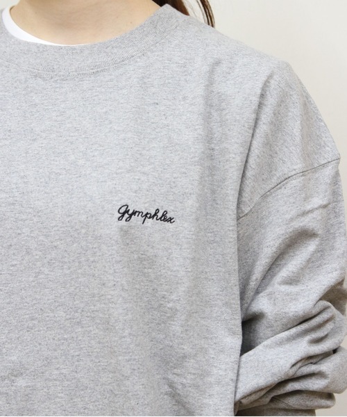 GYMPHLEX（ジムフレックス）の「Gymphlex/ジムフレックス　クルーネックプルオーバー　CREW NECK PULLOVER　GY-0487 HKT（メンズ）（Tシャツ/カットソー・メンズ・ダークネイビー/ナチュラル/トップグレー/サックスブルー/ホワイト・L/M）」の15枚目の写真