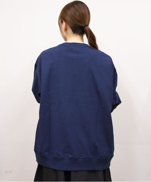 GYMPHLEX（ジムフレックス）の「Gymphlex/ジムフレックス　クルーネックプルオーバー　CREW NECK PULLOVER　GY-0487 HKT（メンズ）（Tシャツ/カットソー・メンズ・ダークネイビー/ナチュラル/トップグレー/サックスブルー/ホワイト・L/M）」の10枚目の写真