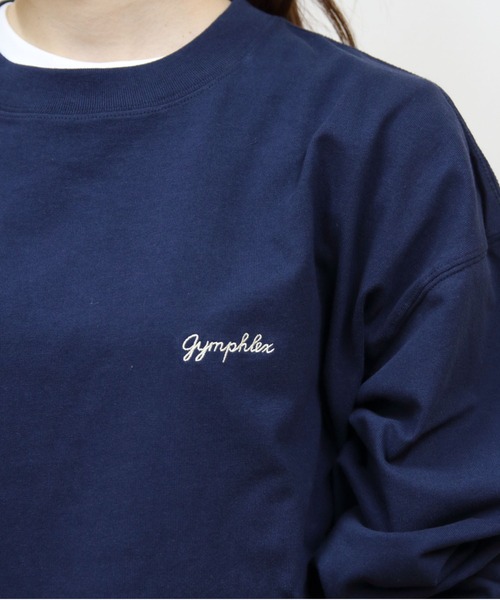GYMPHLEX（ジムフレックス）の「Gymphlex/ジムフレックス　クルーネックプルオーバー　CREW NECK PULLOVER　GY-0487 HKT（メンズ）（Tシャツ/カットソー・メンズ・ダークネイビー/ナチュラル/トップグレー/サックスブルー/ホワイト・L/M）」の11枚目の写真