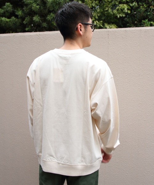 GYMPHLEX（ジムフレックス）の「Gymphlex/ジムフレックス　クルーネックプルオーバー　CREW NECK PULLOVER　GY-0487 HKT（メンズ）（Tシャツ/カットソー・メンズ・ダークネイビー/ナチュラル/トップグレー/サックスブルー/ホワイト・L/M）」の22枚目の写真