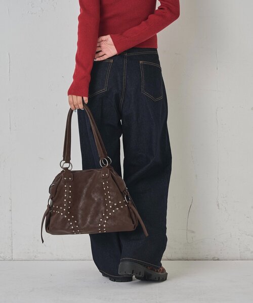 WHO'S WHO gallery（フーズフーギャラリー）の「スラッシュポケットデニム（デニムパンツ・レディース・ネイビー/ダークブルー/サックスブルー・SMALL/MEDIUM/LARGE/X-SMALL）」の17枚目の写真