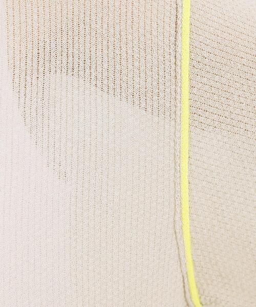 Cutie Blonde（キューティーブロンド）の「【S-LL/2点セット】配色使いがアクセント 半袖ニット+タンクトップ（その他トップス・レディース・ブルー系4/ブラック系4/アイボリー系4/ライトグレー系4・04/03/02/01）」の19枚目の写真