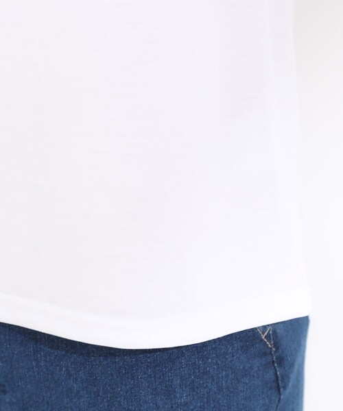 Cutie Blonde（キューティーブロンド）の「【S-LL/2点セット】配色使いがアクセント 半袖ニット+タンクトップ（その他トップス・レディース・ブルー系4/ブラック系4/アイボリー系4/ライトグレー系4・04/03/02/01）」の12枚目の写真