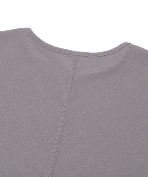 Julier Yoga and Relax（ジュリエヨガアンドリラックス）の「Julier フィールフライスノースリーブトップス（Tシャツ/カットソー・レディース・グレー/ホワイト/ネイビー/ラベンダー・FREE）」の14枚目の写真