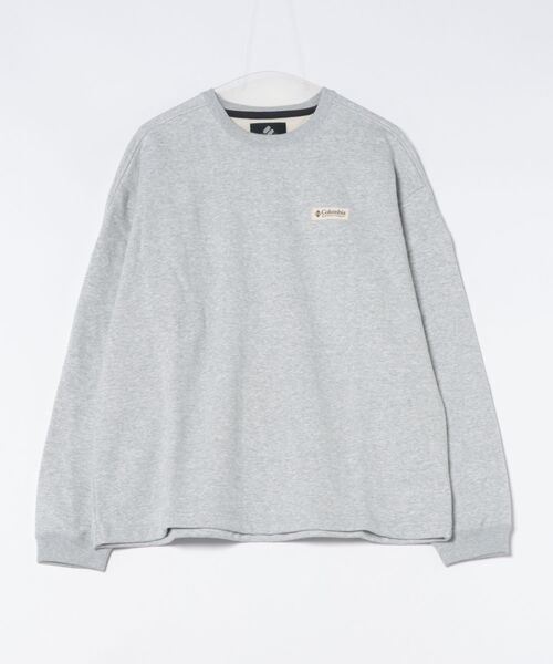 Columbia(コロンビア)の「columbia/コロンビア POPLAR RIDGE SWEAT CREW スウェット/トレーナー 吸湿速乾 紫外線防止 PM0590(スウェット・メンズ・ヘザーグレー/ブラウン/ネイビー/ブラック・S/XL/L/M)」の2枚目の写真