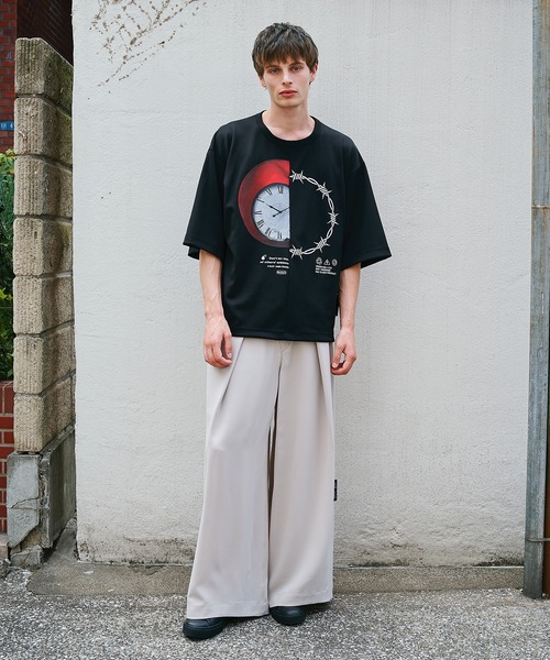 SHAREEF（シャリーフ）の「【SHAREEF】APPLE×YUSHITESSEN TEE（Tシャツ/カットソー・メンズ・ブラック/ホワイト・1/2）」の4枚目の写真