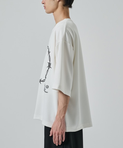 SHAREEF(シャリーフ)の「【SHAREEF】APPLE×YUSHITESSEN TEE(Tシャツ/カットソー・メンズ・ブラック/ホワイト・1/2)」の13枚目の写真