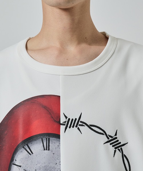 SHAREEF(シャリーフ)の「【SHAREEF】APPLE×YUSHITESSEN TEE(Tシャツ/カットソー・メンズ・ブラック/ホワイト・1/2)」の19枚目の写真