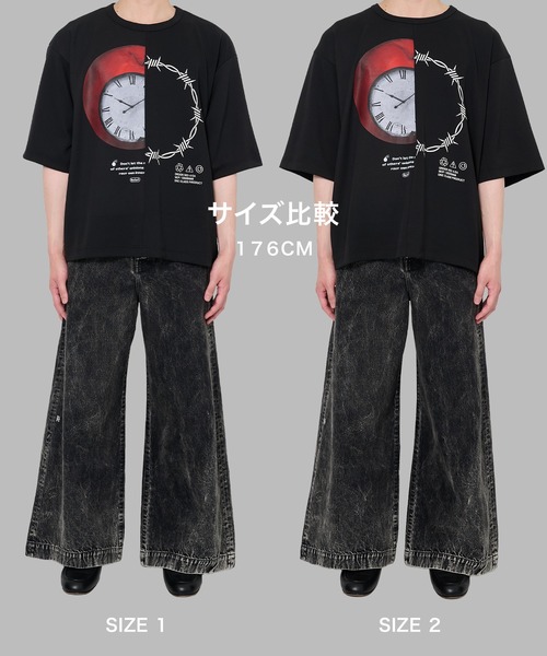SHAREEF(シャリーフ)の「【SHAREEF】APPLE×YUSHITESSEN TEE(Tシャツ/カットソー・メンズ・ブラック/ホワイト・1/2)」の10枚目の写真