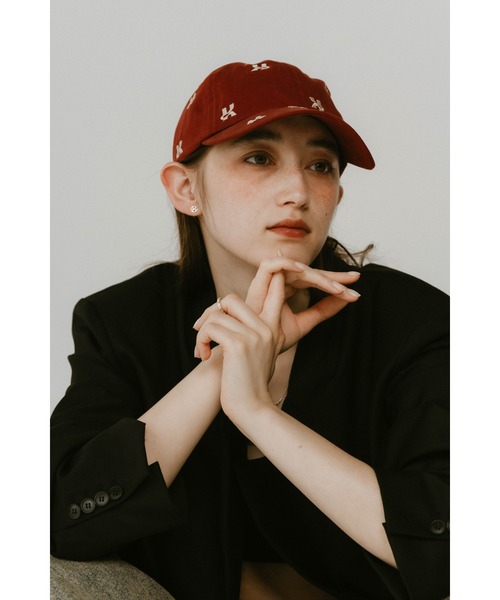 Knuth Marf（クヌースマーフ）の「Knuth Marf K logo cap（キャップ・レディース・ローズ/ブラック・FREE）」の2枚目の写真