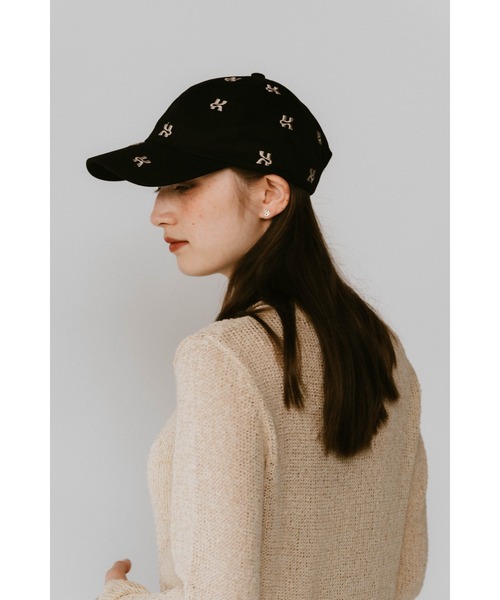 Knuth Marf（クヌースマーフ）の「Knuth Marf K logo cap（キャップ・レディース・ローズ/ブラック・FREE）」の14枚目の写真