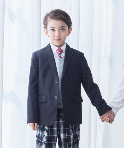 COMME CA ISM（コムサイズム）の「ベーシック ニット ベスト (100-130cm)（ベスト・キッズ・ネイビー/ブラック/グレー・120cm/110cm/130cm/100cm）」の11枚目の写真