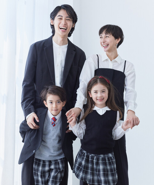 COMME CA ISM（コムサイズム）の「ベーシック ニット ベスト (100-130cm)（ベスト・キッズ・ネイビー/ブラック/グレー・120cm/110cm/130cm/100cm）」の14枚目の写真