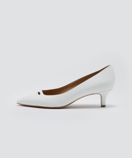 ANDREA アネッリ キャビア パンプス 4.5cm WHITE（パンプス）｜PELLICO