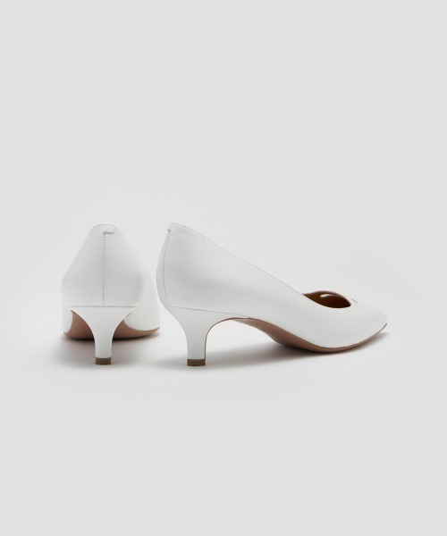 ANDREA アネッリ キャビア パンプス 4.5cm WHITE（パンプス）｜PELLICO