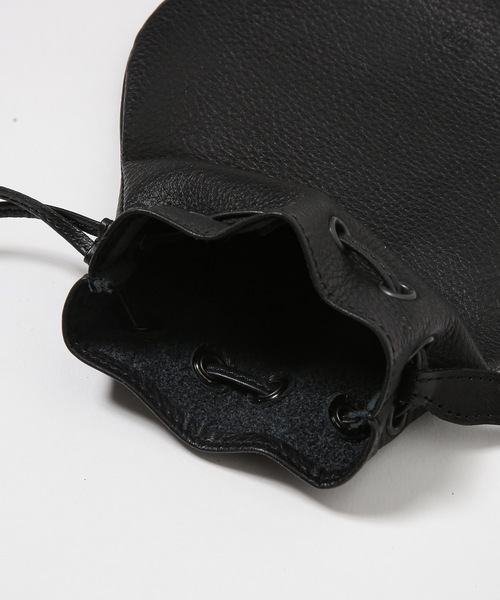 20/80（テゥエンティーエイティー）の「【20/80】トゥエンティーエイティー/ SHRINK LEATHER PEAR SHOULDER POUCH（ショルダーバッグ・レディース・ブラック/ブラウン・FREE）」の6枚目の写真