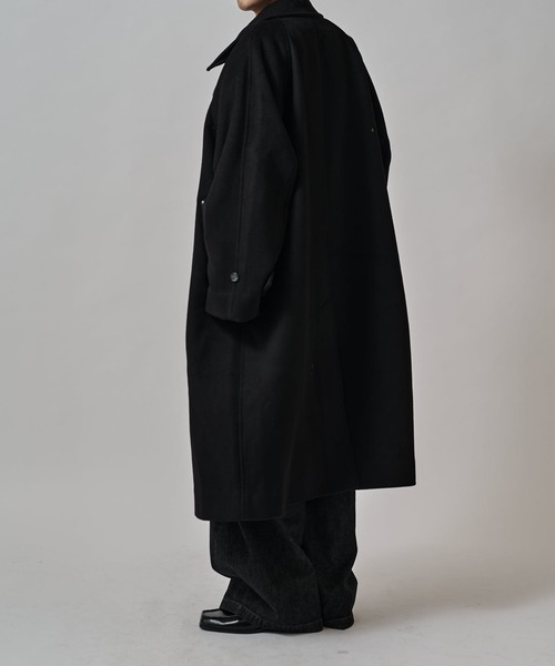 Lui's ロングコート L セール】SURJENT ダブルロングオーバーコート（チェスターコート