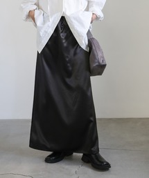 select MOCA | サテンセミフレアスカート(スカート)
