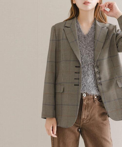 セール】チェックテーラードジャケット（その他アウター）｜URBAN