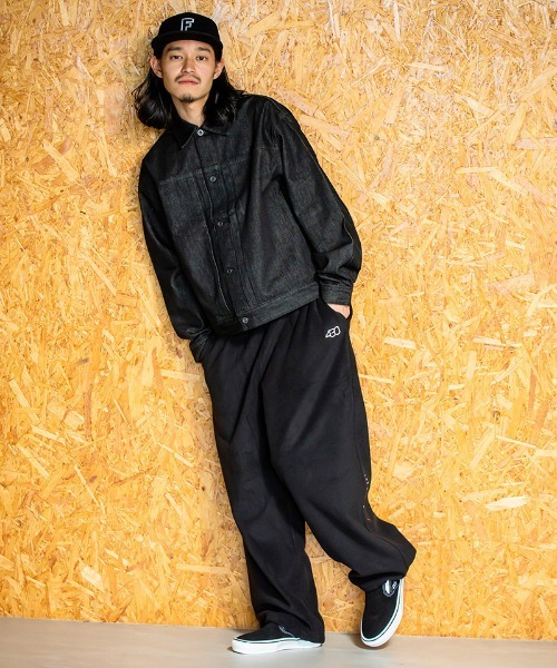 430(フォーサーティ)の「mj10999-SLVG DENIM JACKET 1-WASH デニムジャケット(25-140)(デニムジャケット・メンズ・ブラック/インディゴブルー・0/3/2/1)」の3枚目の写真
