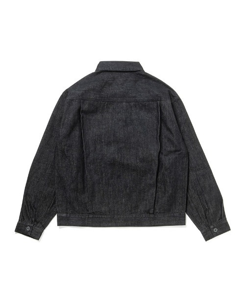 430(フォーサーティ)の「mj10999-SLVG DENIM JACKET 1-WASH デニムジャケット(25-140)(デニムジャケット・メンズ・ブラック/インディゴブルー・0/3/2/1)」の5枚目の写真