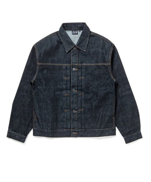 430(フォーサーティ)の「mj10999-SLVG DENIM JACKET 1-WASH デニムジャケット(25-140)(デニムジャケット・メンズ・ブラック/インディゴブルー・0/3/2/1)」の6枚目の写真