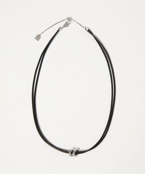 CITEN(シテン)の「<CITEN>メタルパーツコードチョーカー(チョーカー・レディース・シルバー・FREE)」の2枚目の写真