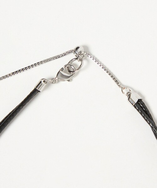 CITEN(シテン)の「<CITEN>メタルパーツコードチョーカー(チョーカー・レディース・シルバー・FREE)」の4枚目の写真