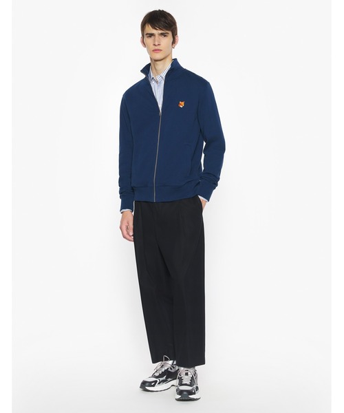 Maison Kitsune(メゾンキツネ)の「FOX HEAD ZIPPED REGULAR SWEATSHIRT(スウェット・メンズ・ブラック/ネイビー/ライトグレー/チャコール・XL/L/M/S/XS)」の11枚目の写真