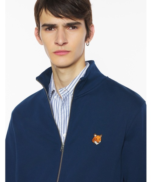 Maison Kitsune(メゾンキツネ)の「FOX HEAD ZIPPED REGULAR SWEATSHIRT(スウェット・メンズ・ブラック/ネイビー/ライトグレー/チャコール・XL/L/M/S/XS)」の9枚目の写真