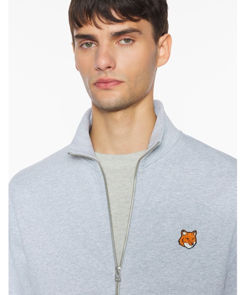 Maison Kitsune(メゾンキツネ)の「FOX HEAD ZIPPED REGULAR SWEATSHIRT(スウェット・メンズ・ブラック/ネイビー/ライトグレー/チャコール・XL/L/M/S/XS)」の17枚目の写真