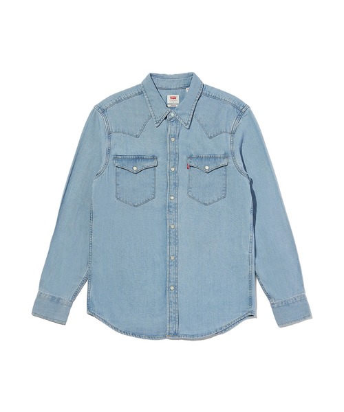 Levi's（リーバイス）の「Levi's/リーバイス クラシック ウエスタンシャツ（シャツ/ブラウス・メンズ・ライトインディゴブルー・S/M/L/XL）」の7枚目の写真