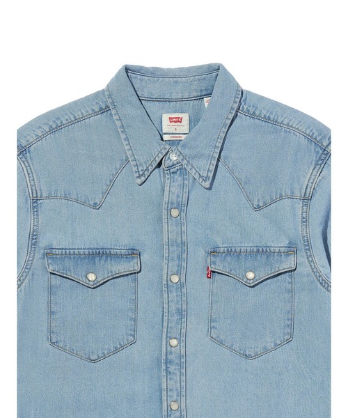 Levi's（リーバイス）の「Levi's/リーバイス クラシック ウエスタンシャツ（シャツ/ブラウス・メンズ・ライトインディゴブルー・S/M/L/XL）」の9枚目の写真