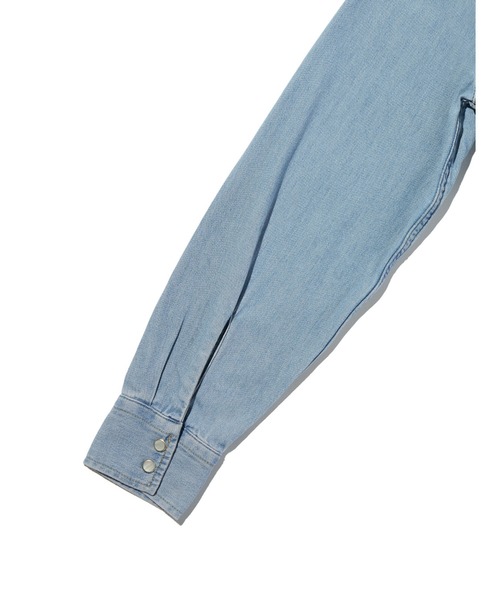 Levi's（リーバイス）の「Levi's/リーバイス クラシック ウエスタンシャツ（シャツ/ブラウス・メンズ・ライトインディゴブルー・S/M/L/XL）」の10枚目の写真