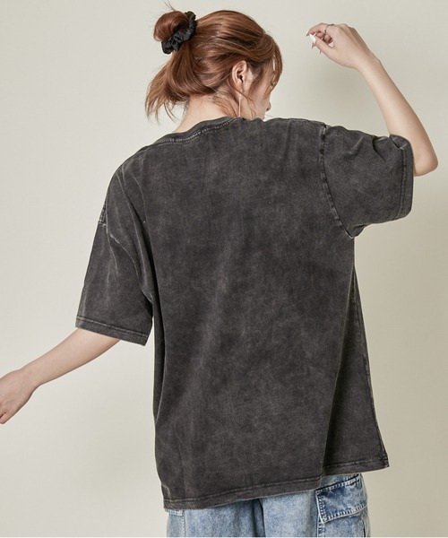GORGE(ゴージ)の「《ピグメント加工×ルーズ感》ヴィンテージ風Tシャツ(Tシャツ/カットソー・レディース・A/C/D/B・F)」の10枚目の写真