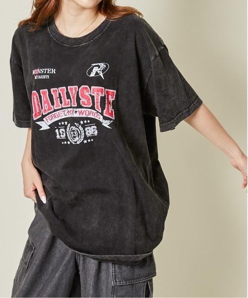 GORGE(ゴージ)の「《ピグメント加工×ルーズ感》ヴィンテージ風Tシャツ(Tシャツ/カットソー・レディース・A/C/D/B・F)」の13枚目の写真