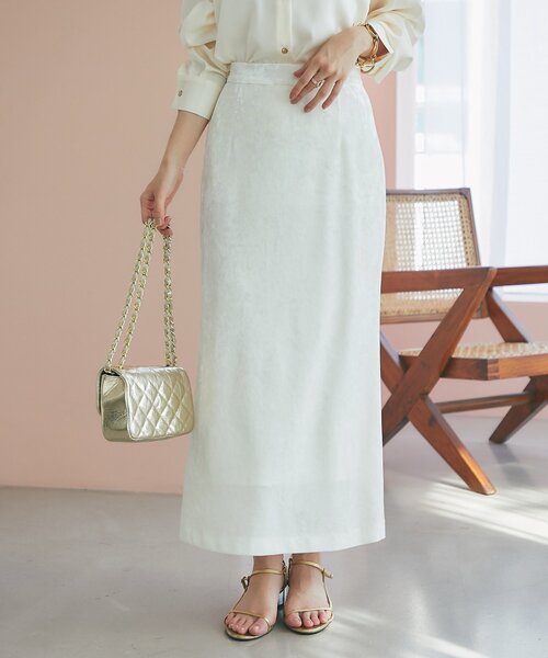 ラブティックボンボン◆5thLOVE◆ビッグリボンナロースカート　オフホワイト ラブティックボンボン◇5thLOVE◇ビッグリボンナロースカート