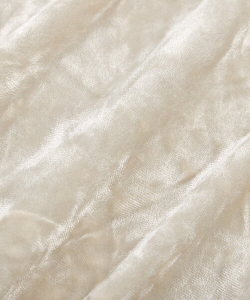 La boutique BonBon（ラブティックボンボン）の「ベロアロングナロースカート（スカート・レディース・ライトグレー/ライトベージュ/オフホワイト・38/36）」の12枚目の写真