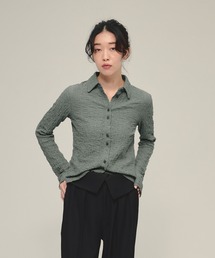 eL | 【eL】Jacquard Polo LS/577339(シャツ/ブラウス)