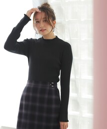 CICA加工 フリルネック プルオーバー