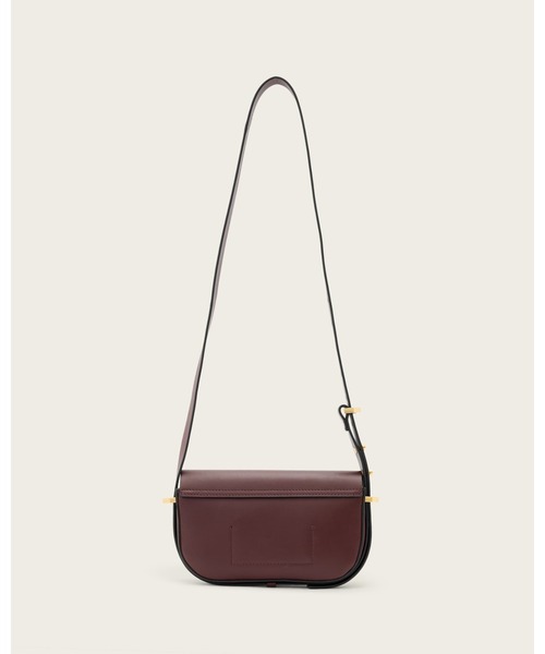 ALLSAINTS(オールセインツ)の「ETTA LEATHER SATCHEL CROSSBODY BAG | ETTA レザー サッチェル クロスボディ バッグ(ショルダーバッグ・レディース・レッド系・ONE SIZE)」の11枚目の写真