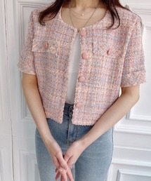 ショート半袖ジャケット