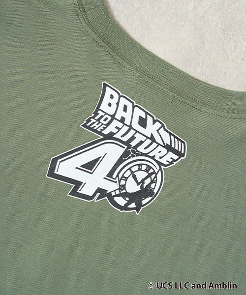 b・ROOM（ビールーム）の「【BACK TO THE FUTURE 40TH】【MNCM】【カイテキ天竺】ビッグシルエットアソートプリントTシャツ（Tシャツ/カットソー・キッズ・カーキ/ライトベージュ/ブラック・150cm/120cm/130cm/110cm/140cm）」の13枚目の写真
