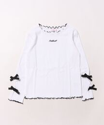 PINKHUNT（ピンクハント）の「PINKHUNT ピンクハント 袖口リボンロンT 0894K（Tシャツ/カットソー・キッズ）」